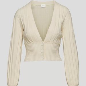 ARITZIA WILFRED PLUNGE FRONT CARDIGAN
